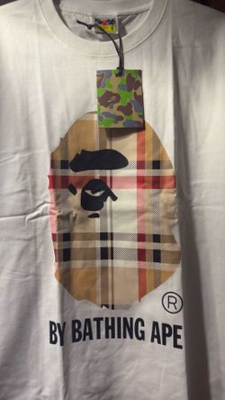 burberry x bape t shirt (medium)
