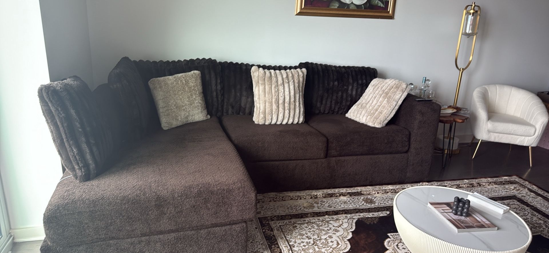 Espresso Brown Sofa