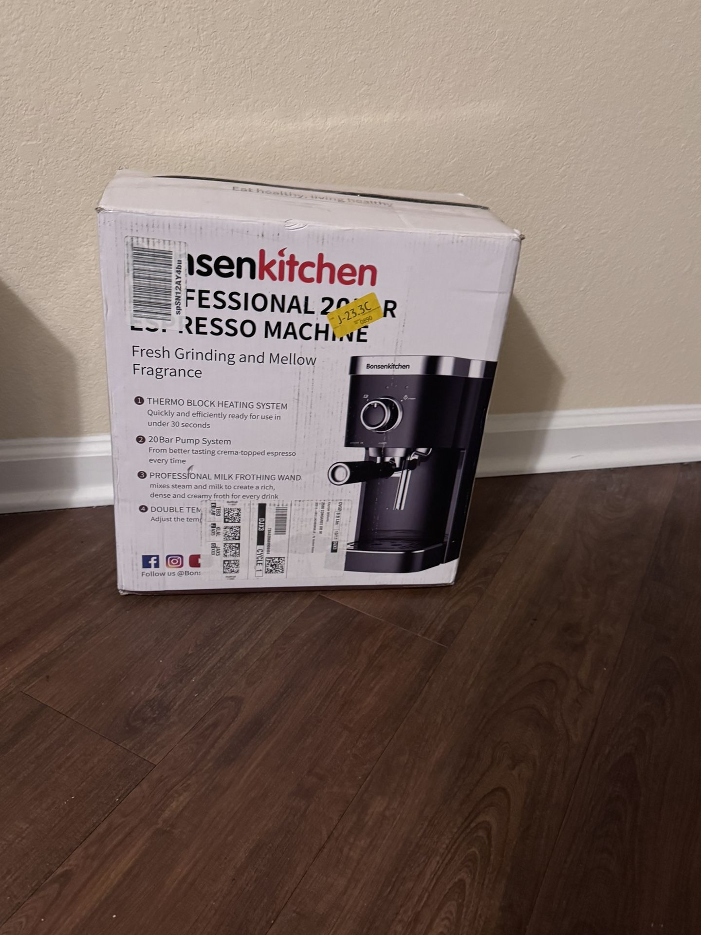 Unopened Coffee Machine And Espresso Maker 