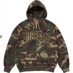 Supreme Camo Zip-Up
