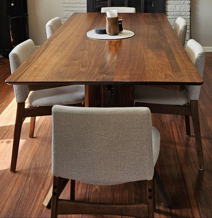 One-of-a-Kind Amish-Built Walnut Dining Table – Heirloom Quality – 90” x 40”