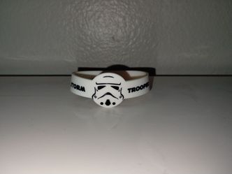 Star Wars Storm Trooper Rubber Childs Bracelet 2009