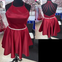 New With Tags Burgundy Short Formal/Semi Formal Dress & Homecoming Dress $65