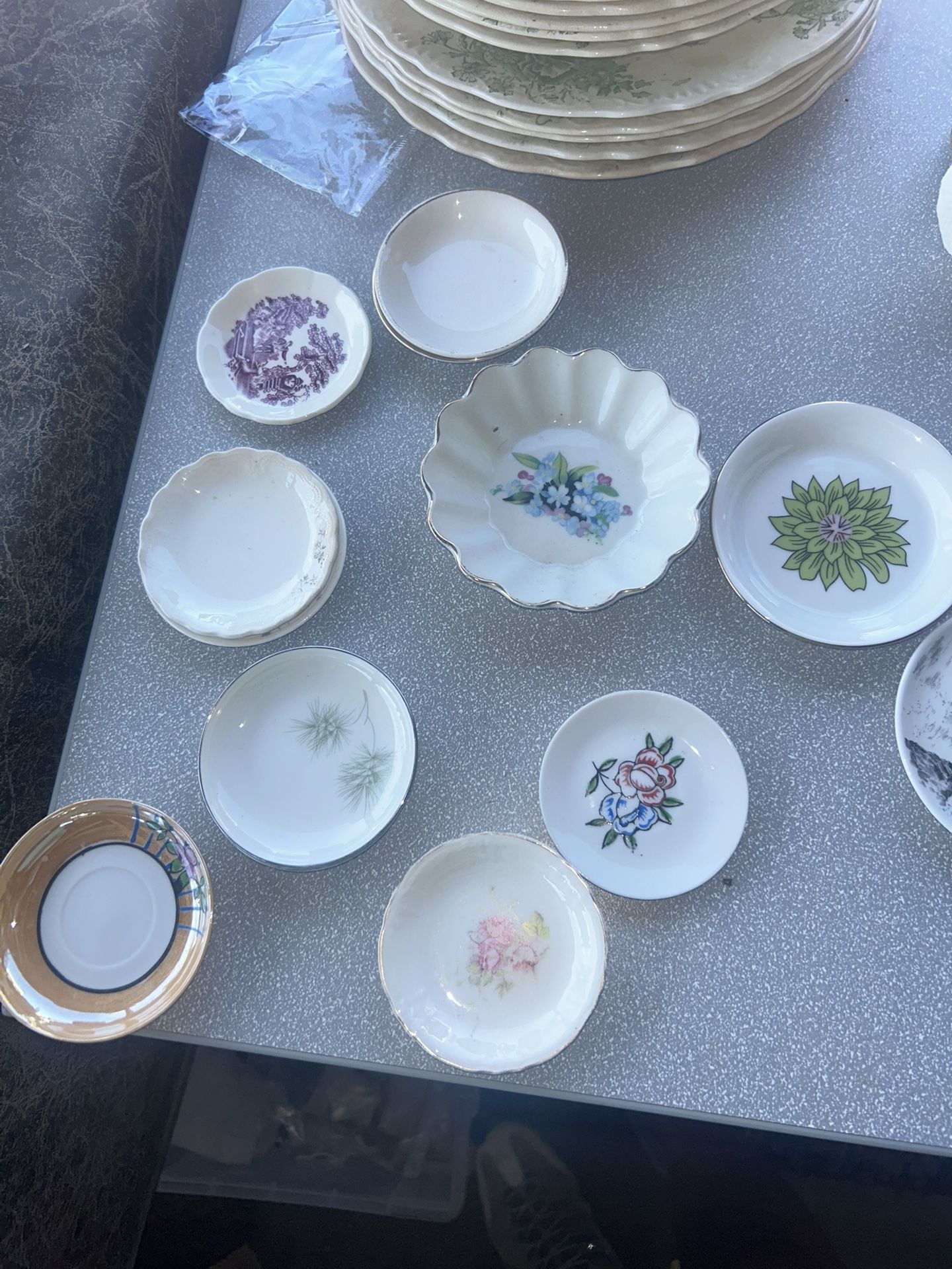 Antique Miniature saucers/plates