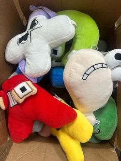 Stuffed educational toys alphabet lory series