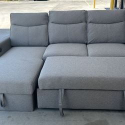 Abbyson Convertible Sofa 
