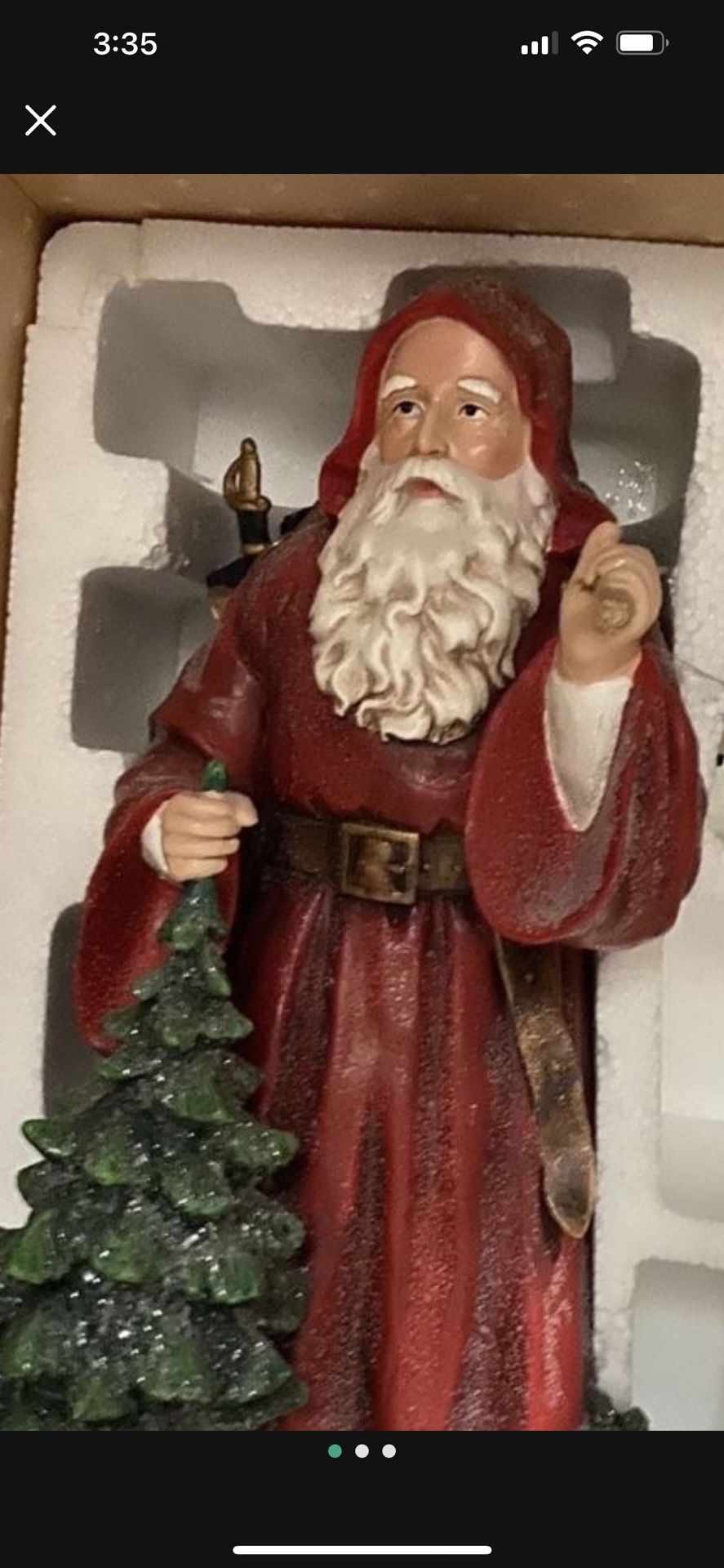 Brand New Santa Statue ( In The Box )