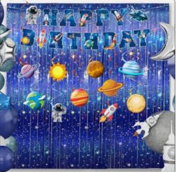 Space Astronaut Birthday Party Decorations Kit " Astronaut