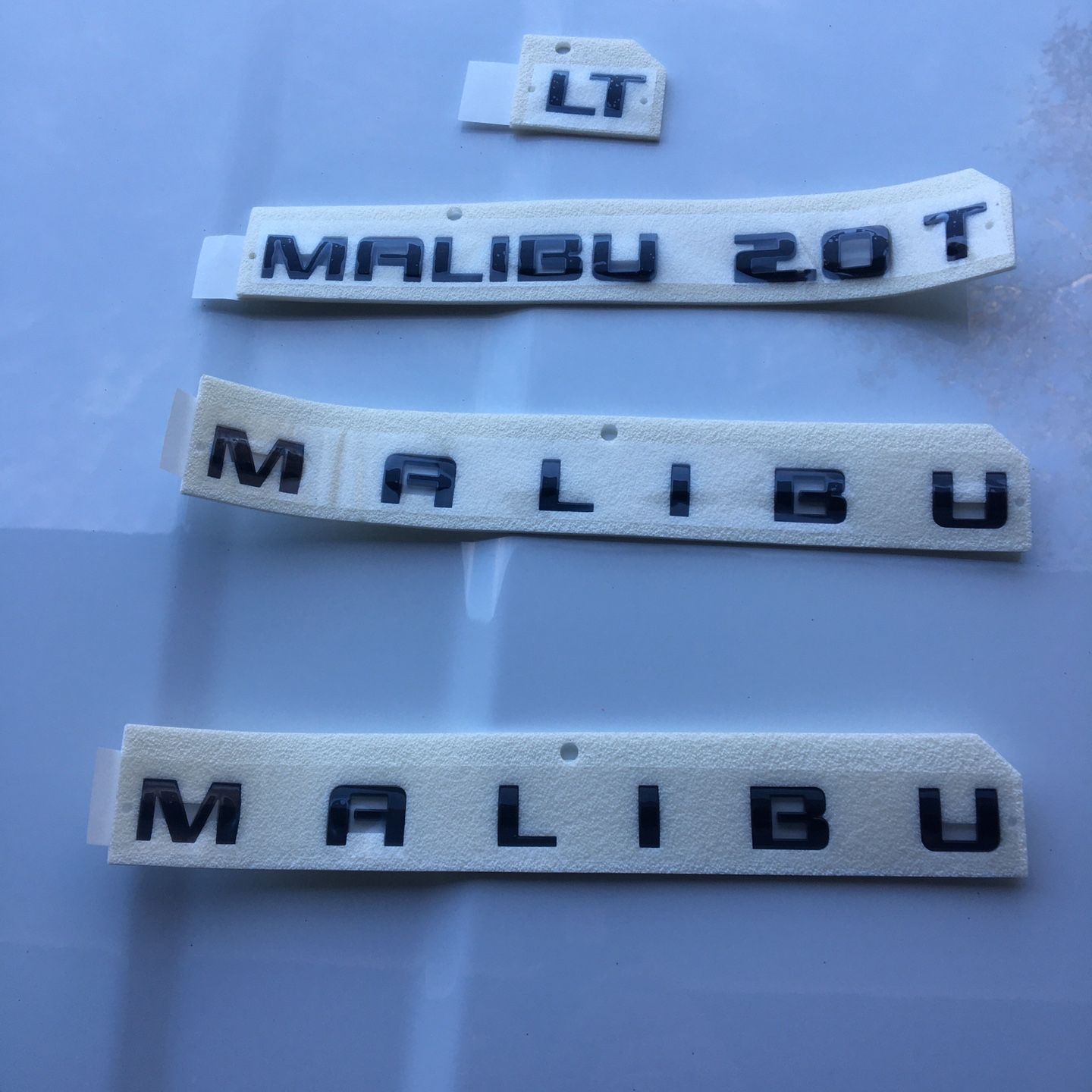 Malibu Black Emblems