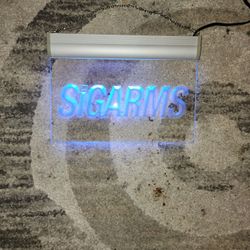 Lighted Plexiglass Signs