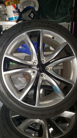 Charger rims and tire 20s