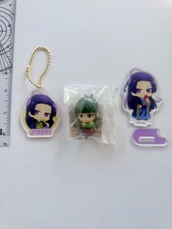 The Apothecary Diaries - Gashapon Mini Figures: Maomao + Acrylic Stand & Keychain: Jinshi