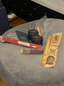 Assortment of Incense Sticks, Cones, Palo Santo