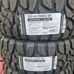 275-70-18 !!! ROYALBLACK TERRA FORCE M/T !!! $600 LAS 4 LLANTAS MONTADAS Y BALANCEO INCLUIDO 👌