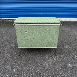 Vintage Mcm Laundry Hamper 