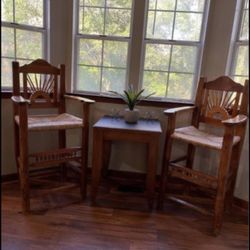 Wooden Bar Stools 