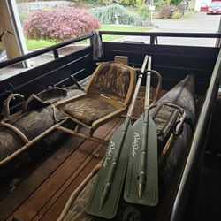 Eight foot water skeeter pontoon boat