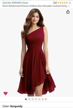 Burgundy Dress