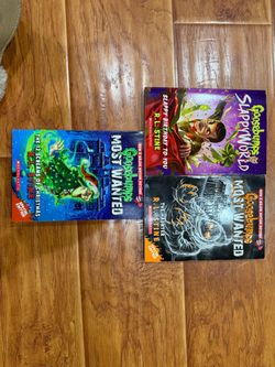 Goosebumps books. 3 for $5