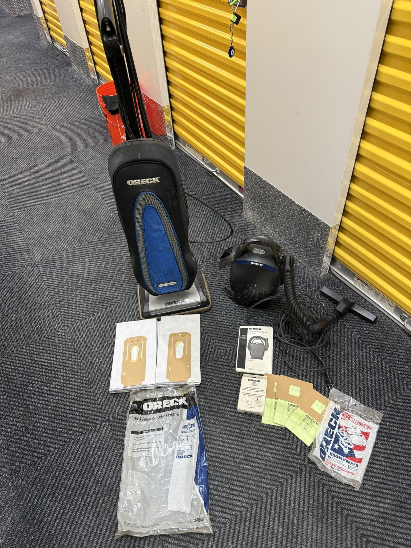 2 Vaccum Large And Small Oreck With Refill