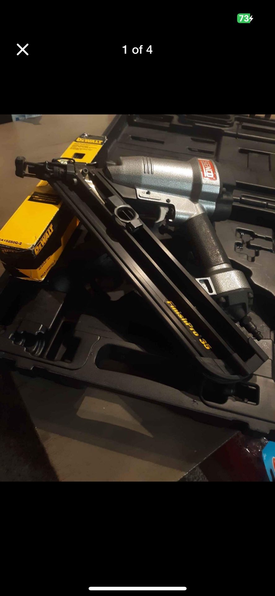 SENCO FinishPro 35, 15 Gauge, 2-1/2" Angled Finish Nailer with Case