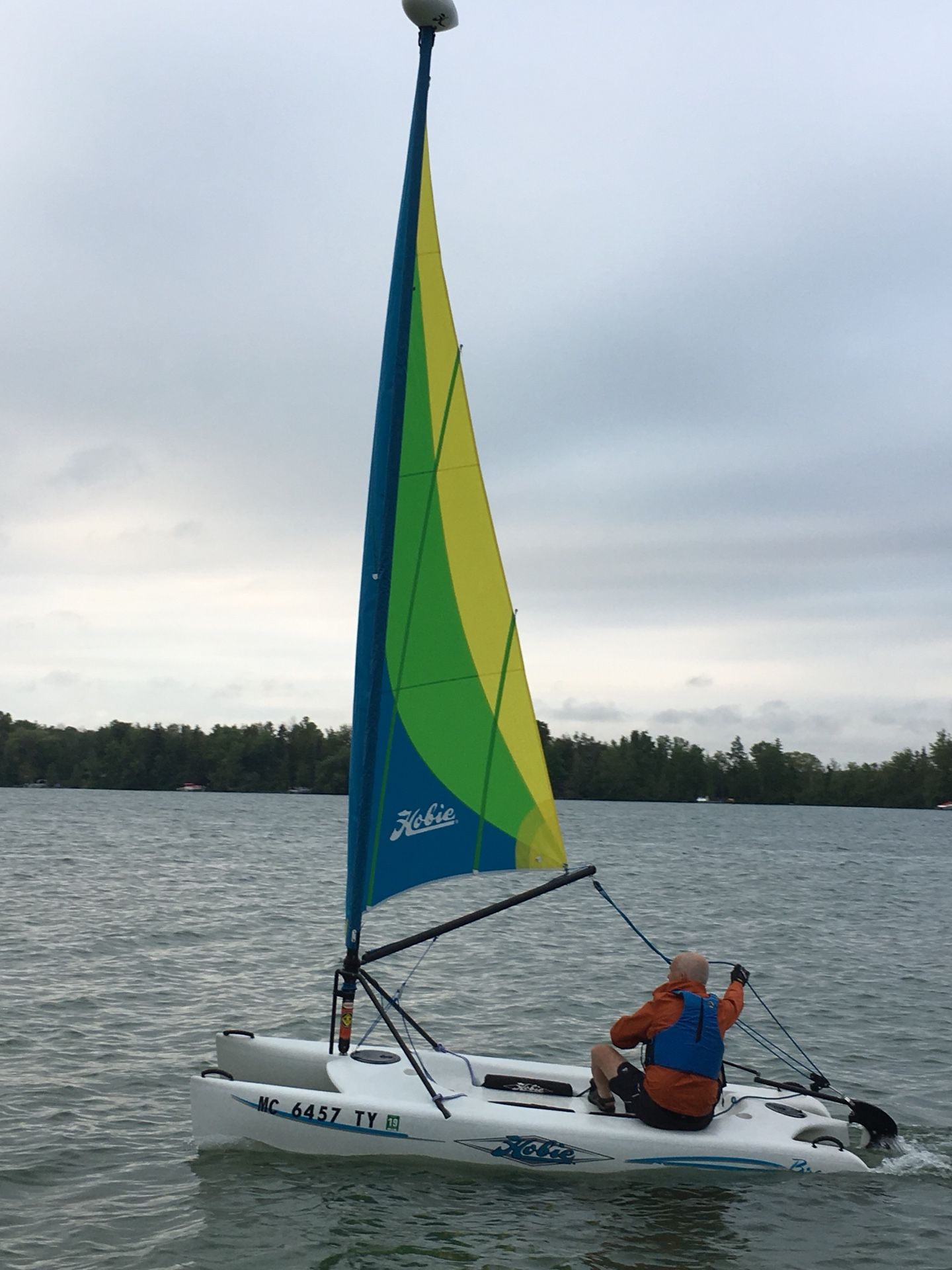 Hobie Cat Bravo Sailboat. 2015 12’ length in excellent condition! Includes the boom option!