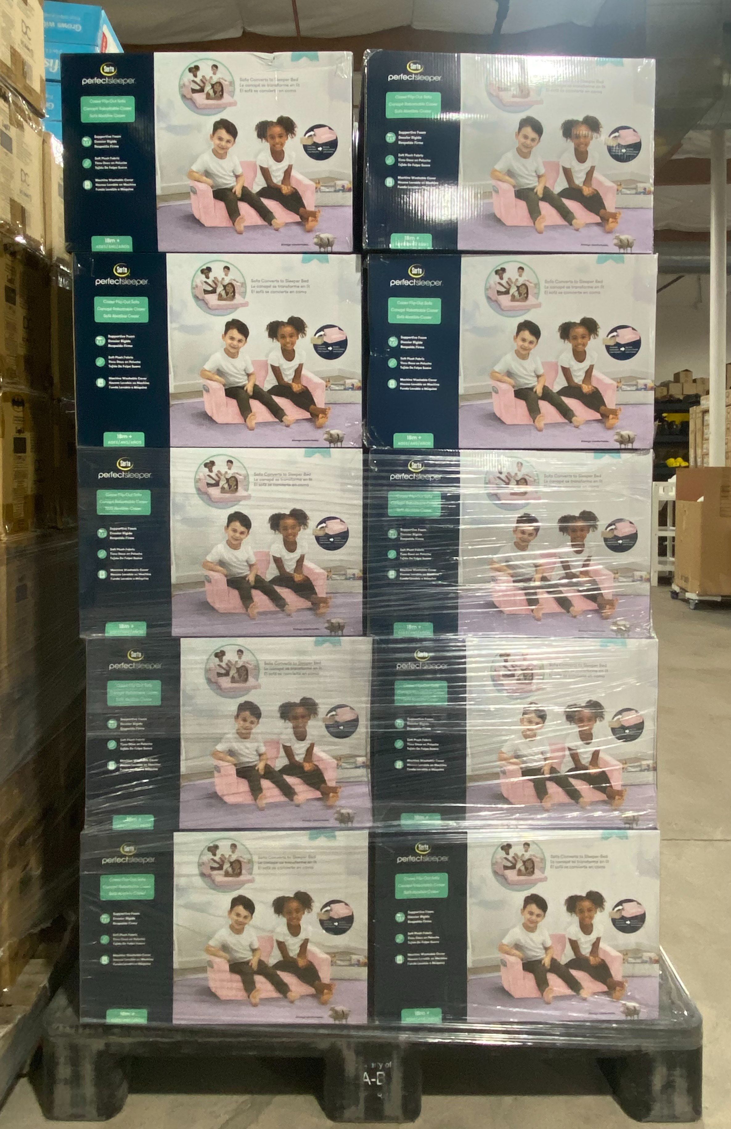 Serta Perfect Sleeper Sturdy Kids Couch and Chair