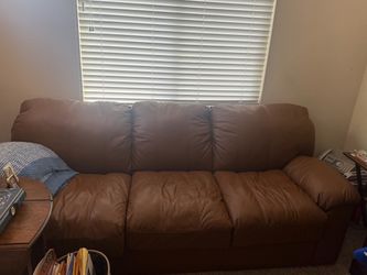 Queen size pull out couch with mattress