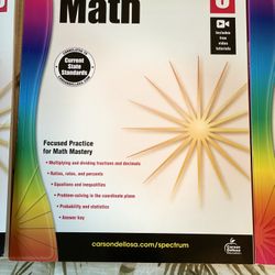 Spectrum Books Grade 6,7, 6-8  