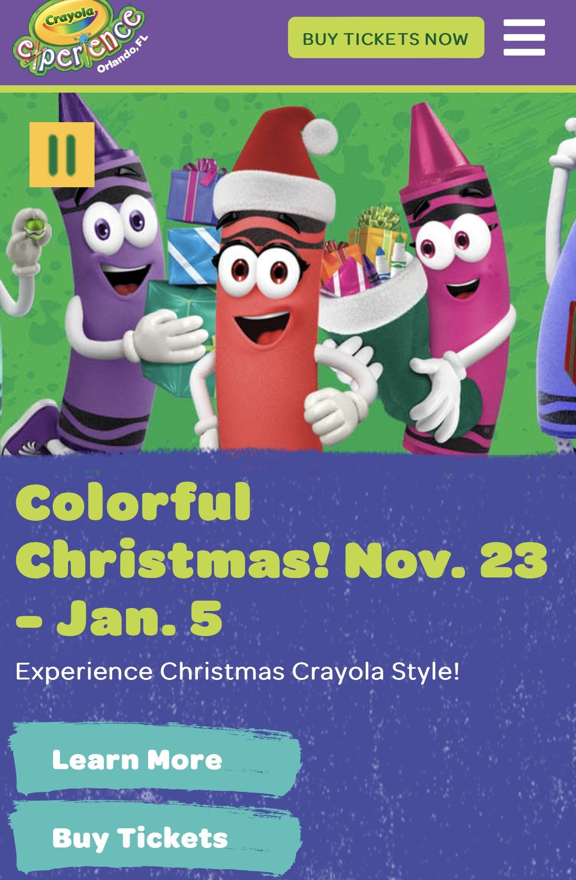 Crayola Tickets 