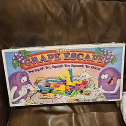 Grape Escape Board Game Complete By Parker Brothers
