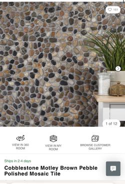 Beautiful Cobblestone Mosaic Tile  from Tile bar ($ Per sheet)