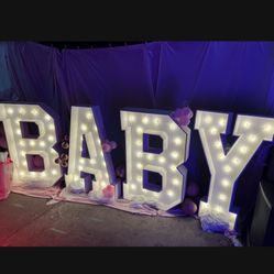 BABY Light Up Letters