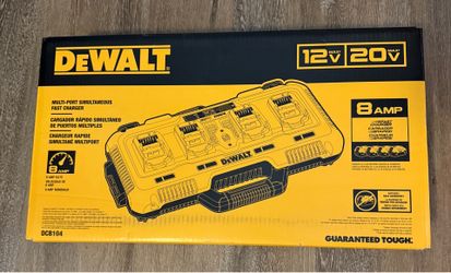 DEWALT 12V/20V/60V MAX 4-Port Lithium-Ion Battery Charger