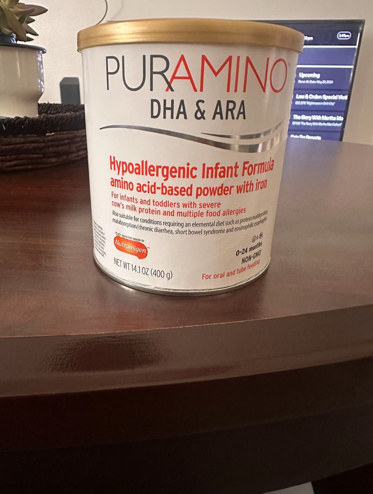 PurAmino Hypoallergenic Infant Formula 