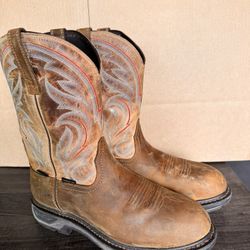 Men preowned Ariat composite toe boot size 11