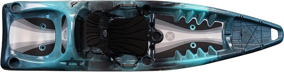 Perception Hangtime 11 Kayak - Recreational Kayak with Reclining Seat - Rear Seat for Lounging - 11 ft Dapper