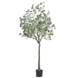 Artificial Eucalyptus Tree, 6 FT Faux Plant