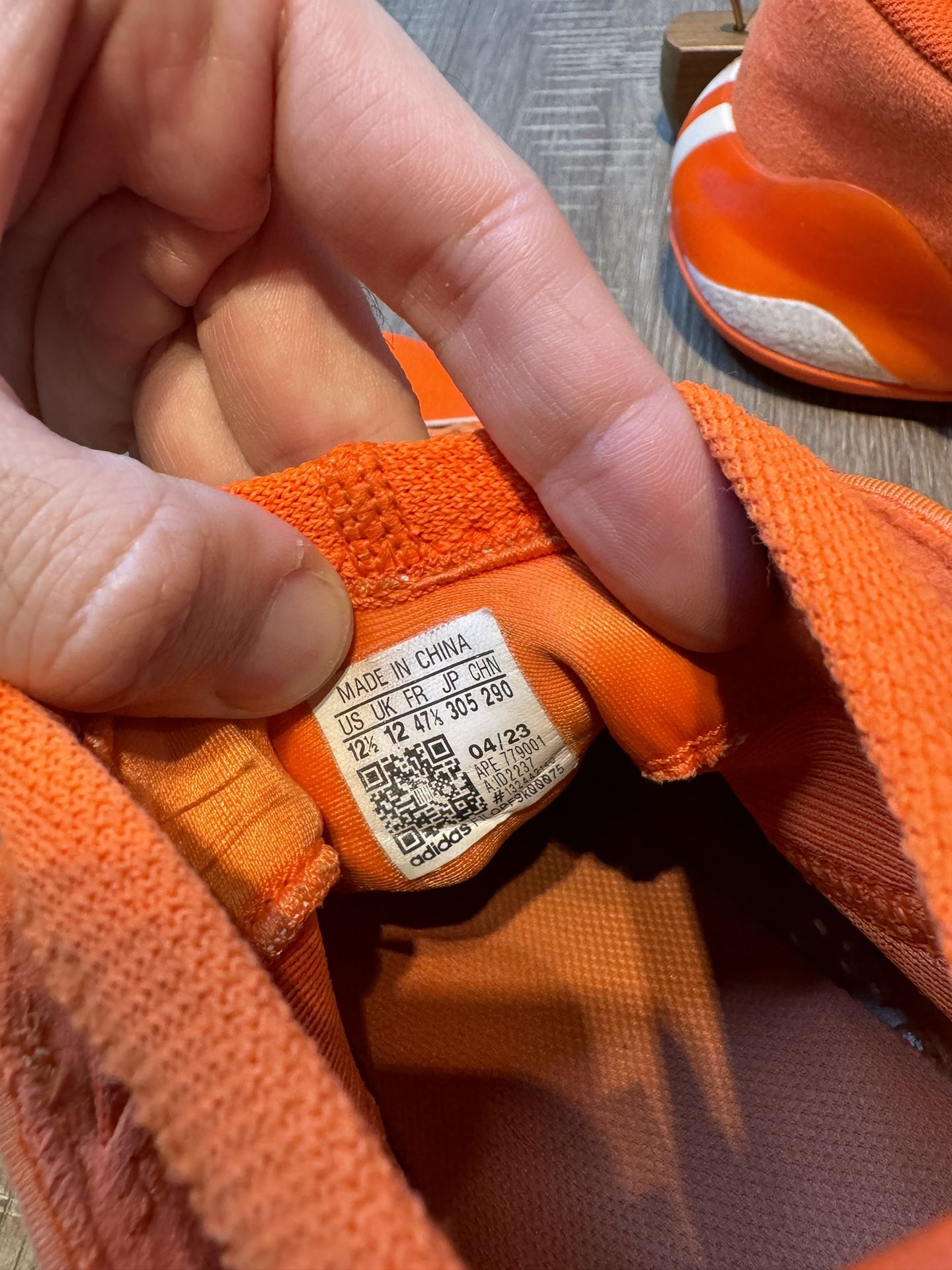 Adidas Harden Impact Size Orange Basketball Shoe Sneakers