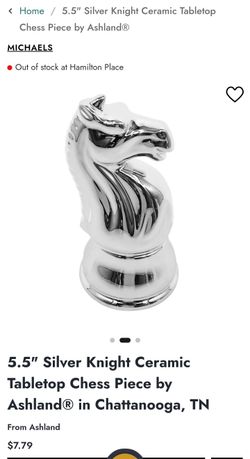 5.5" Silver Knight Ceramic ( Moving Out)