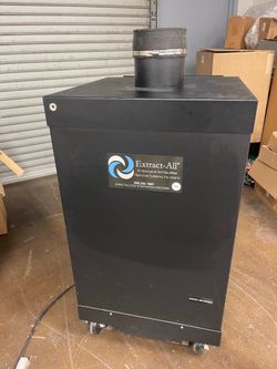 Extract-All Model 800 Fume Extractor - Laser/Welding Smoke Filter