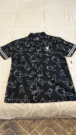 Playboy Button-Up Short Sleeve Shirt