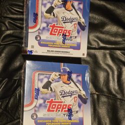 2025 Topps MLB Baseball Cards Topps Series 2 Mega Box! 2 Box Lot! 16 Packs Per Box! $90 For Both!