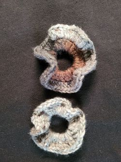 Crochet Hair Scrunchies 