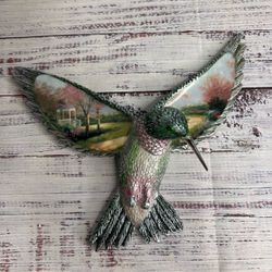 Thomas Kinkade Wall Decor Garden Beauty in Flight "Morning Dogwood"