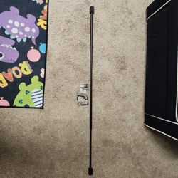 Curtain bar square ends. New