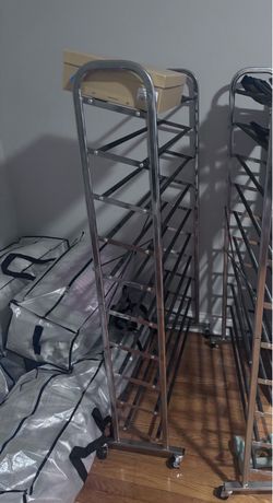 10 Tier Shoe Rack on Wheels set of 2
