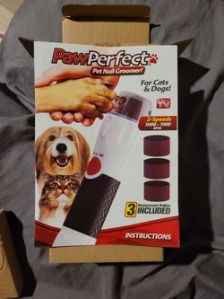 Paw Perfect Pet Nail Grinder new in box