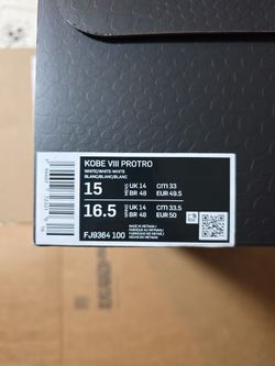 Nike Kobe VIII Protro Sz 15 FJ9364 100