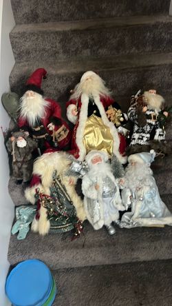 Santa Claus figure set of 7